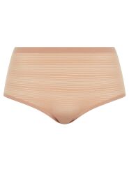 Taillenslip ONE SIZE+SoftStretch Stripes+Farbe Clay Nude